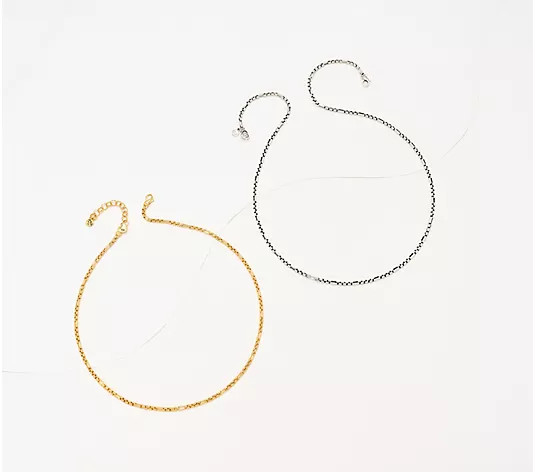 Christian James by Scott Grimes Sterling 3mm 7x1 Luciano Necklace - QVC.com | QVC