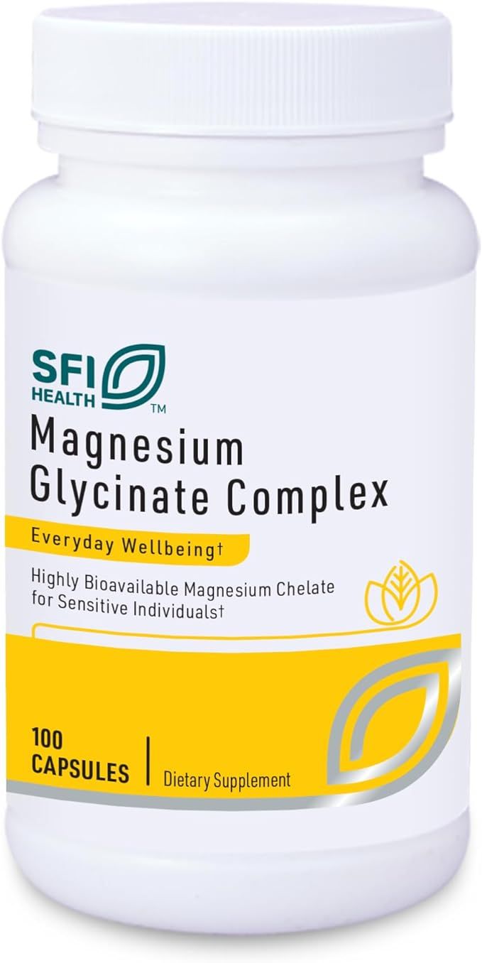 Klaire Labs Magnesium Glycinate Complex - Magnesium Bisglycinate Capsules to  Support Bone Health... | Amazon (US)