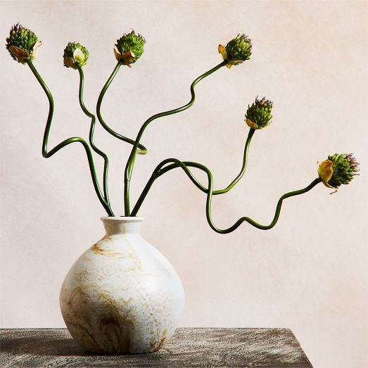 Faux Snake Ball Allium Stem | West Elm (US)