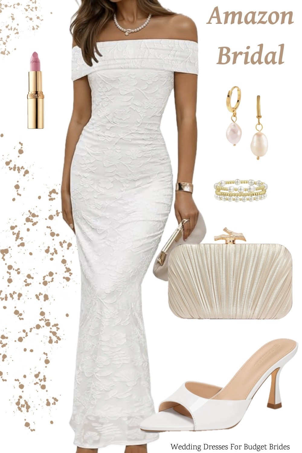 Affordable wedding day outfit for the bride to be. Bridal dress and accessories on Amazon. 

Reception dress, courthouse elopement dress, long white dress, minimalist wedding dress, or microwedding dress.

#LTKWedding #LTKSeasonal #LTKBeauty