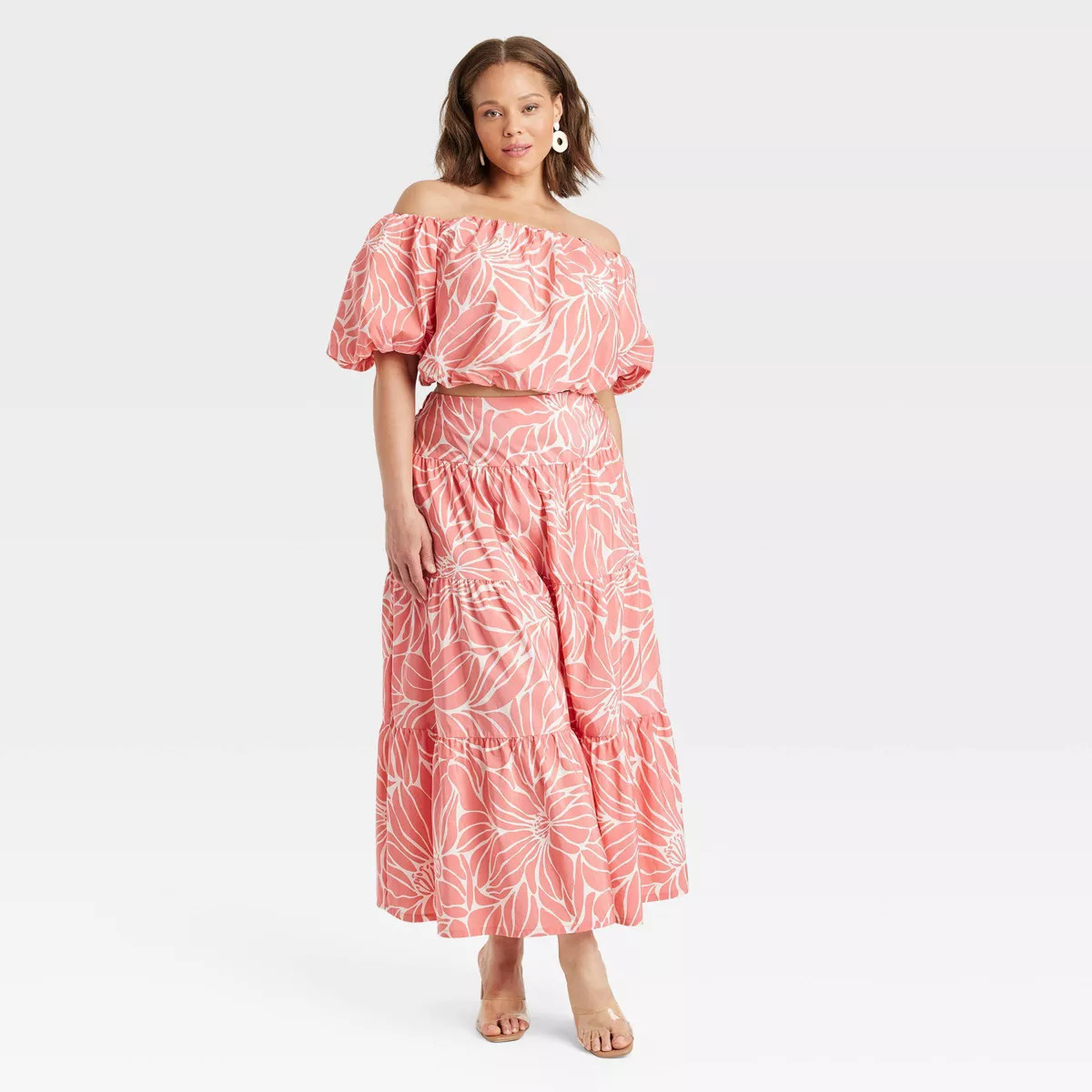 Women's Balloon Off the Shoulder Blouse - A New Day™ | Target