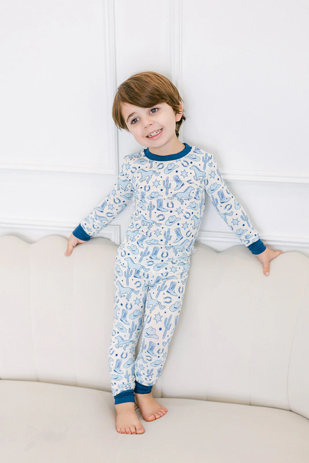 Western Premium PJ Set | Poppy Kids Co