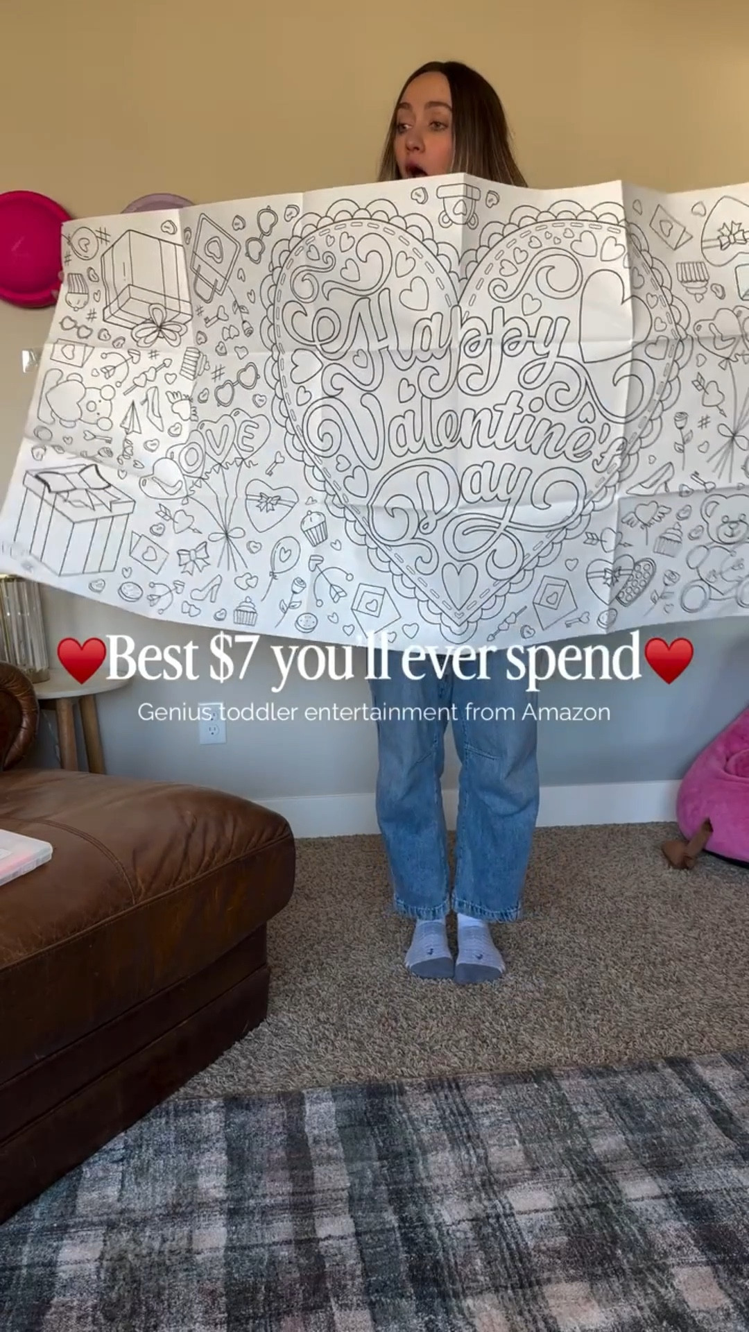 I mean it when I say this is the best $7 you’ll spend on endless entertainment for your kids! I also grabbed an additional 2 posters for my kids class parties because I know they’ll be a hit!💋 #toytestingsisters #amazonfinds #toddlerentertainment

S/O to @outsidethetoybox for the recommendation. XO