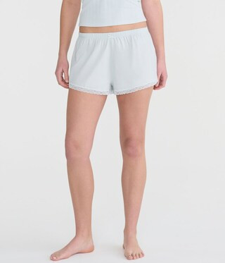 Lace-Trim Sleep Shorts | Aeropostale