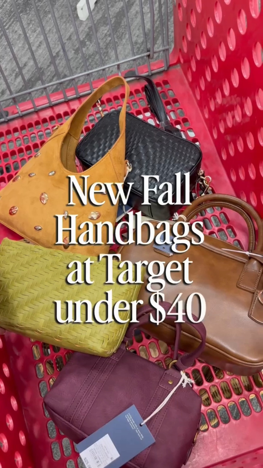 🍂 FALL HANDBAGS AT TARGET 🍂 

So many cute bag options @Target for fall! Great price for the quality! 

Handbags, Target handbags , Target finds, Target accessories, fall bag, woven bag, Smiles and Pearls

#LTKootd #LTKOver40 #LTKgrwm