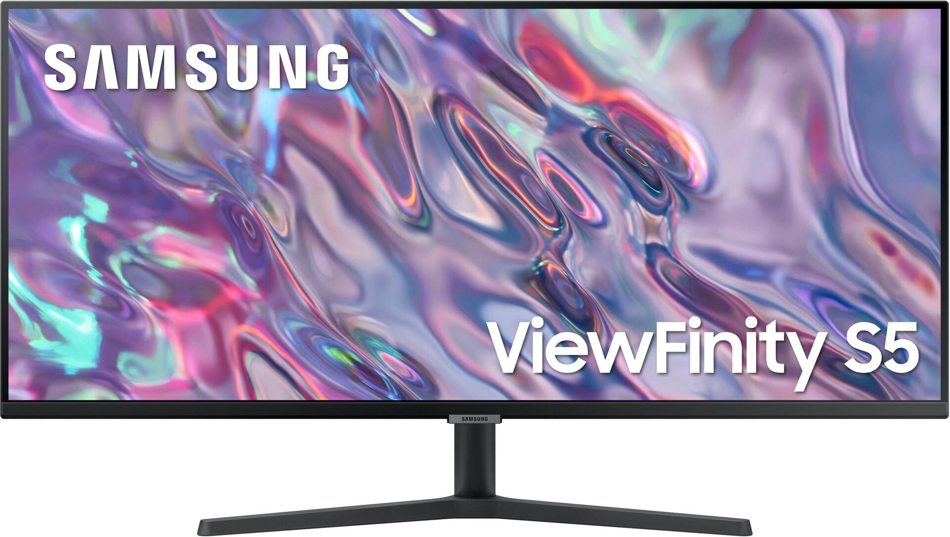 Samsung 34” ViewFinity S5 Ultrawide QHD 100Hz AMD FreeSync Monitor with HDR10 (DisplayPort, HDM... | Best Buy U.S.