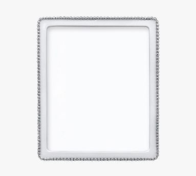 Open Box: Metal Beaded Frame, 8" X 10" - White | Pottery Barn (US)