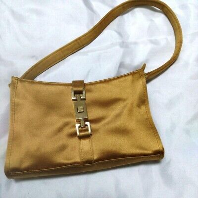 Gucci Jackie Satin Handbag Shoulder Bag Brown Made in Italy  | eBay | eBay US