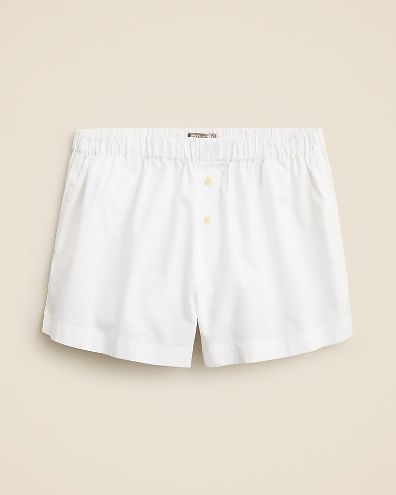 Cotton poplin boxer short | J. Crew US