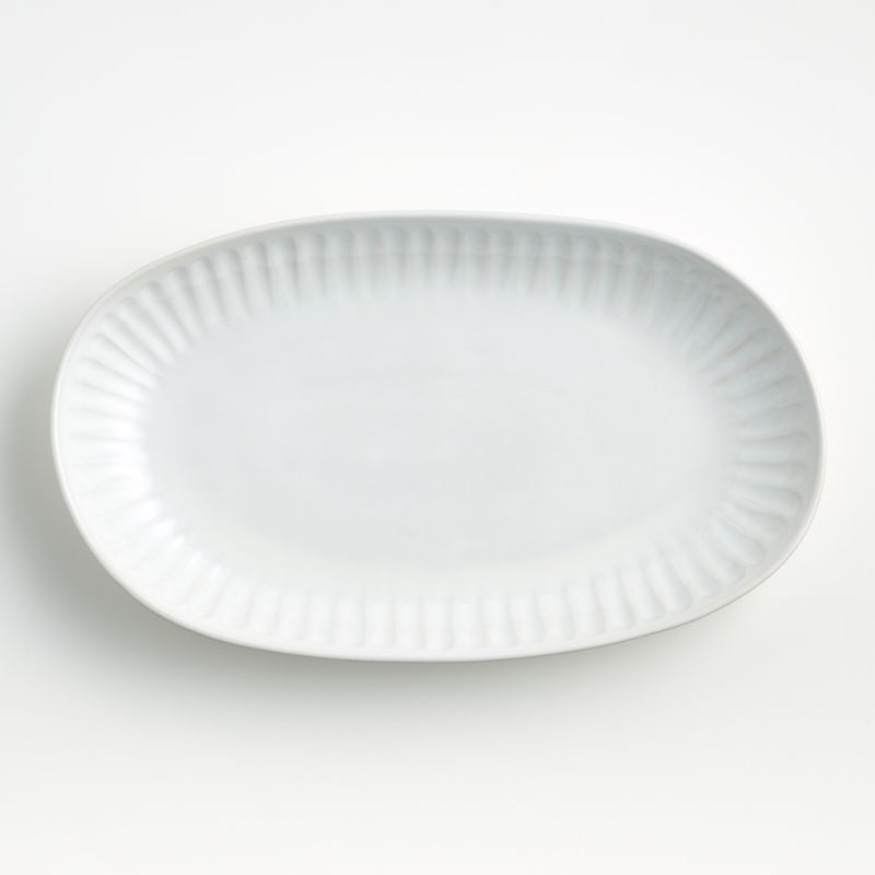 Dover White Platter + Reviews | Crate and Barrel | Crate & Barrel
