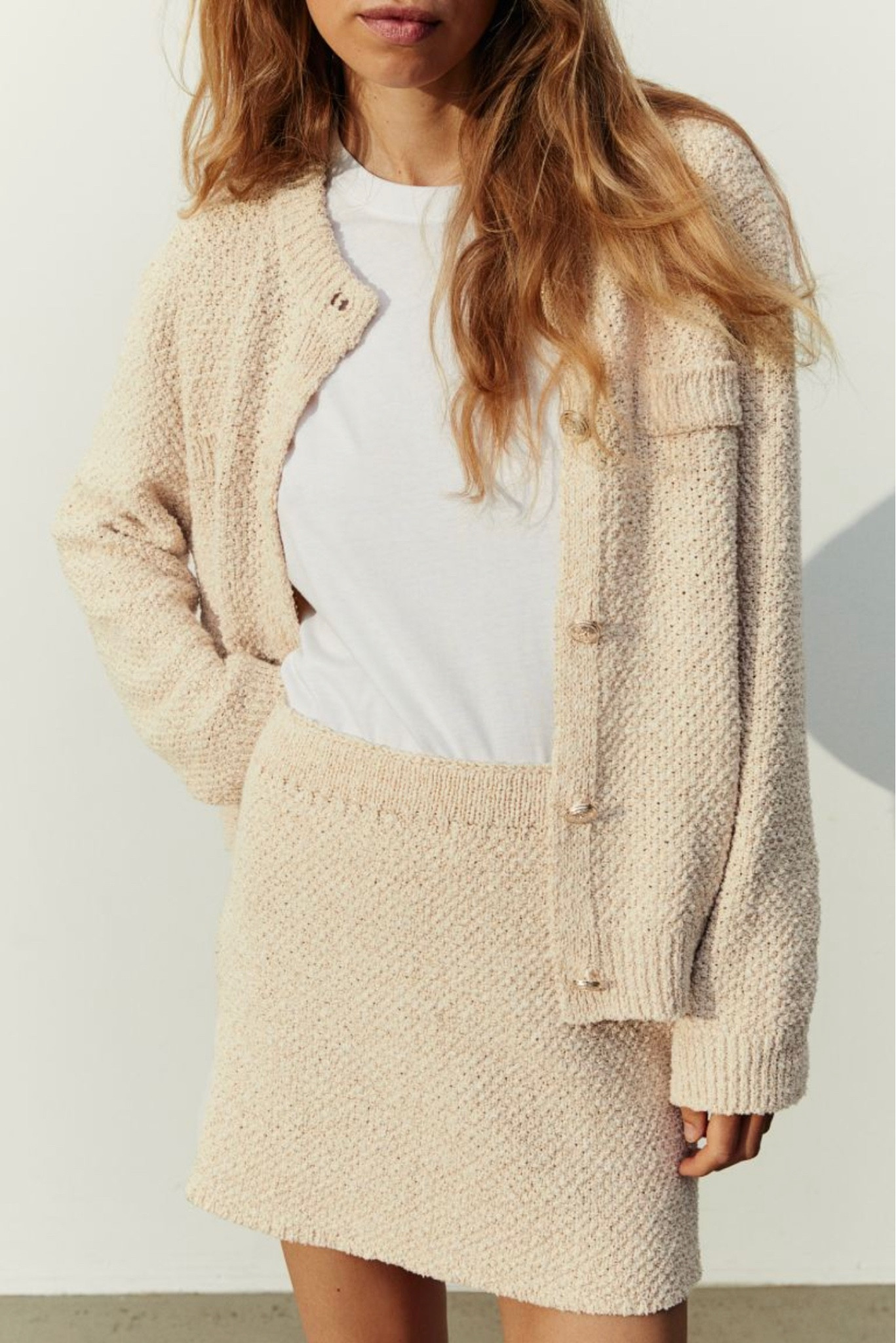 Textured Knit Set 