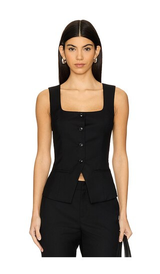 Gisele Vest in Black | Revolve Clothing (Global)