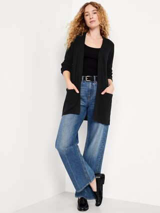 Longline Open-Front Sweater | Old Navy (US)