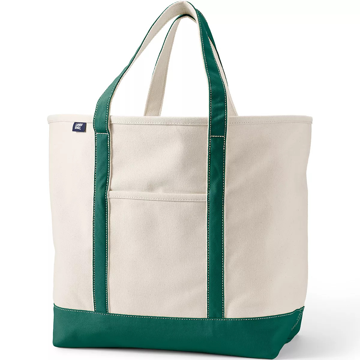 Extra Large 5 Pocket Open Top Canvas Tote Bag | Lands' End (US)
