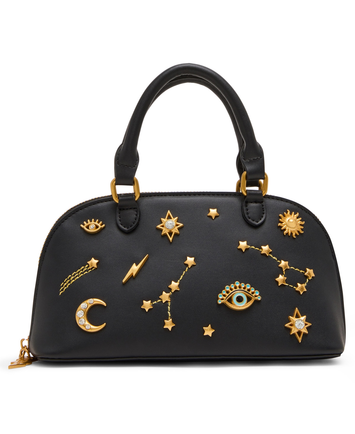 Betsey Johnson Celestial Mini Dome Bag - Black | Macy's