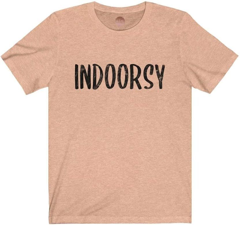 Indoorsy Quarantine Fashion Unisex Short Sleeve Tee | Amazon (US)