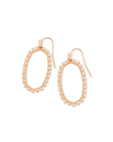 Kendra Scott Elle Open Frame Drop Earrings | Neiman Marcus