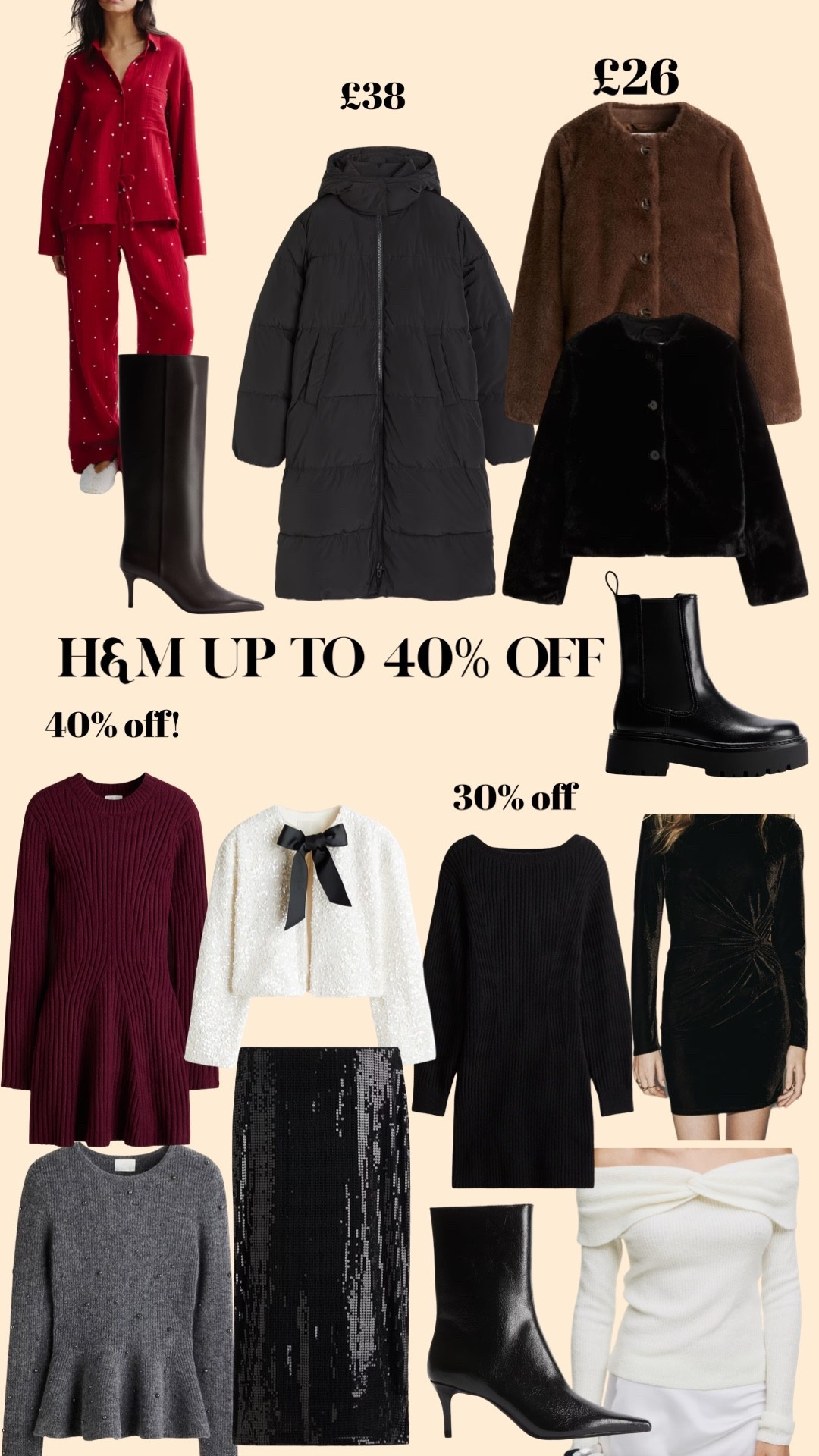 H&M up to 40% off! I’ve picked out lots of the higher discount items 😍😍

#LTKCyberWeek