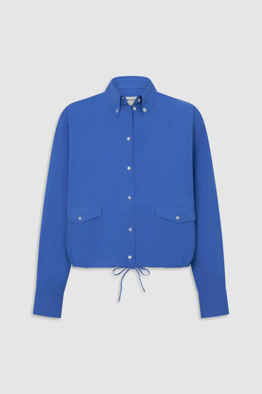 Poplin Drawstring Shirt | Oroton