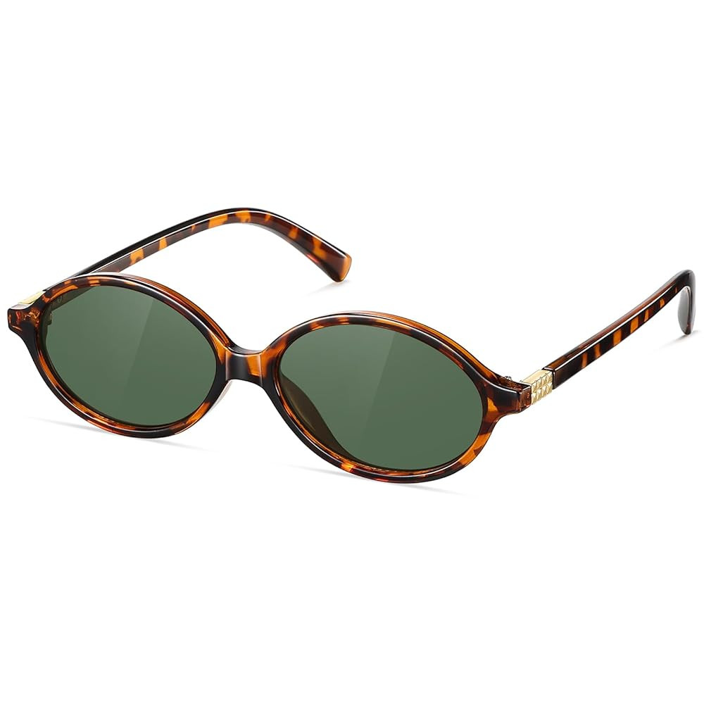Sunglasses for Women Classic Vintage Sunglasses Retro Oval 90s Trendy Shades Sun Glasses UV400 Pr... | Amazon (US)
