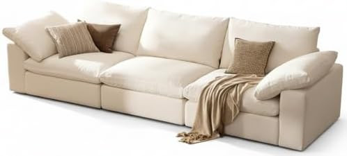 110.2" Cloud Couch Oversized Modular Sectional Sofa, 3 Seater Modern Sofa True Relax Comfy, Wide ... | Amazon (US)