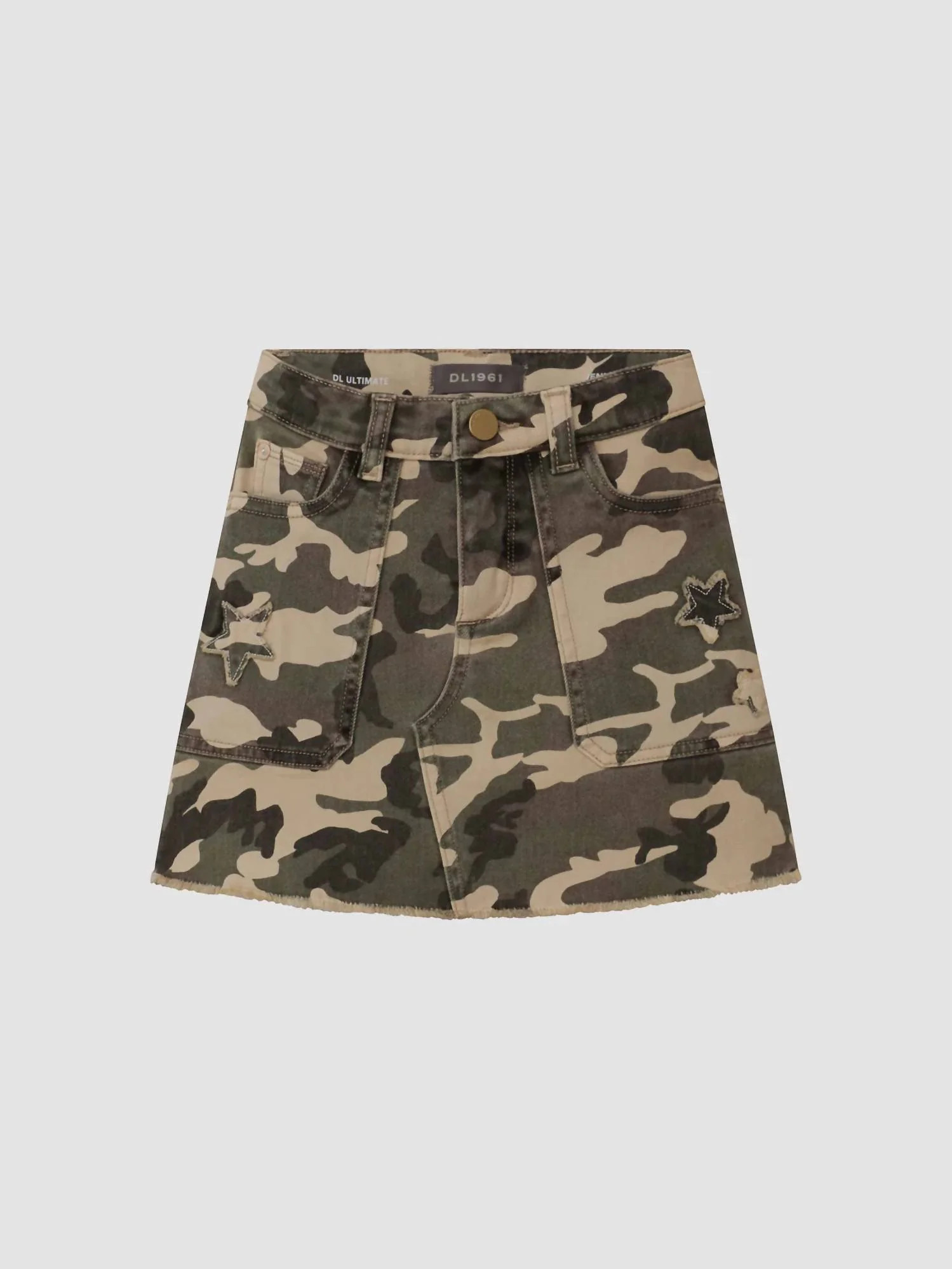 Girl's Jenny Skirt In Star Camo | Shop Simon