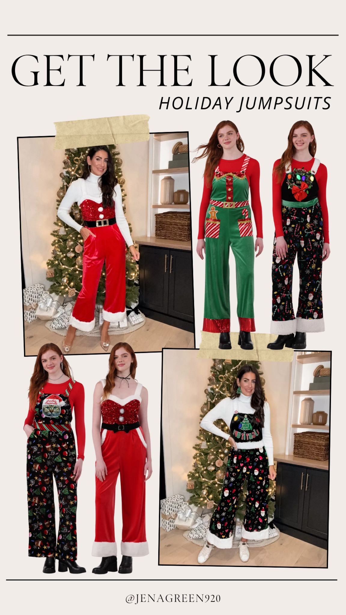 Get the Look | Holiday Jumpsuits | Christmas Jumpsuits | Holiday Party

#LTKFindsUnder100 #LTKSeasonal #LTKHoliday