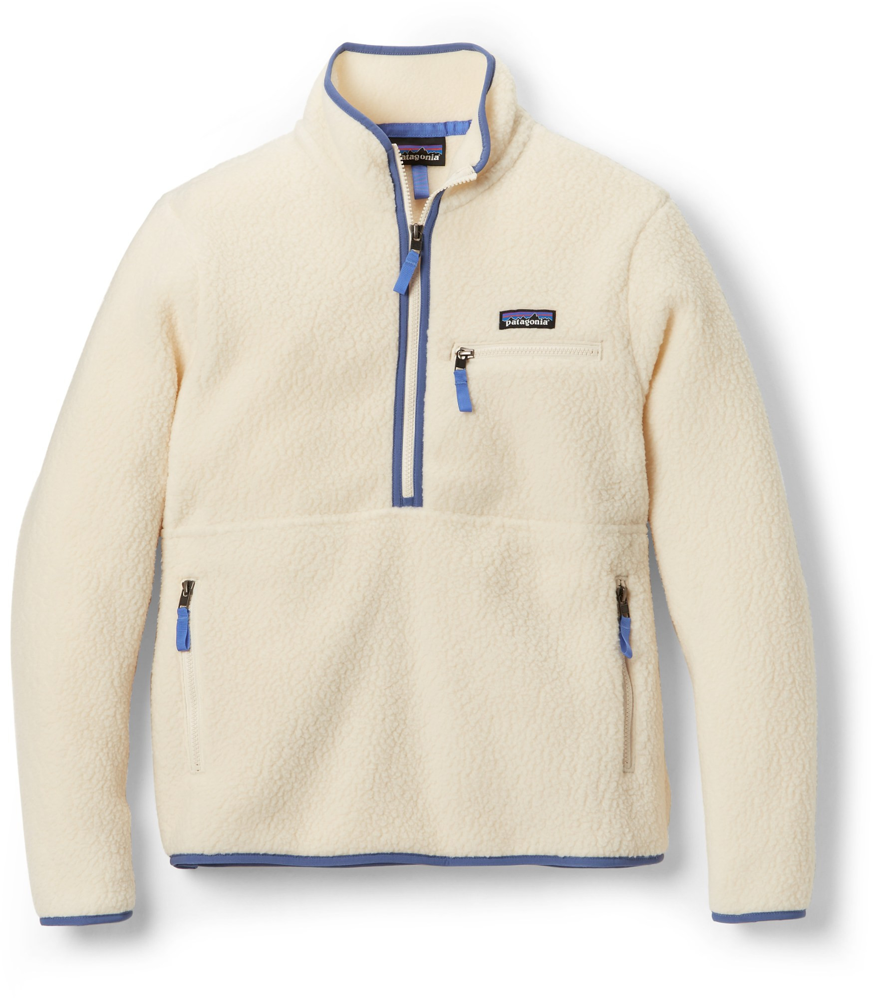 Patagonia Women's Retro Pile Marsupial Fleece Pullover Khaki L | REI