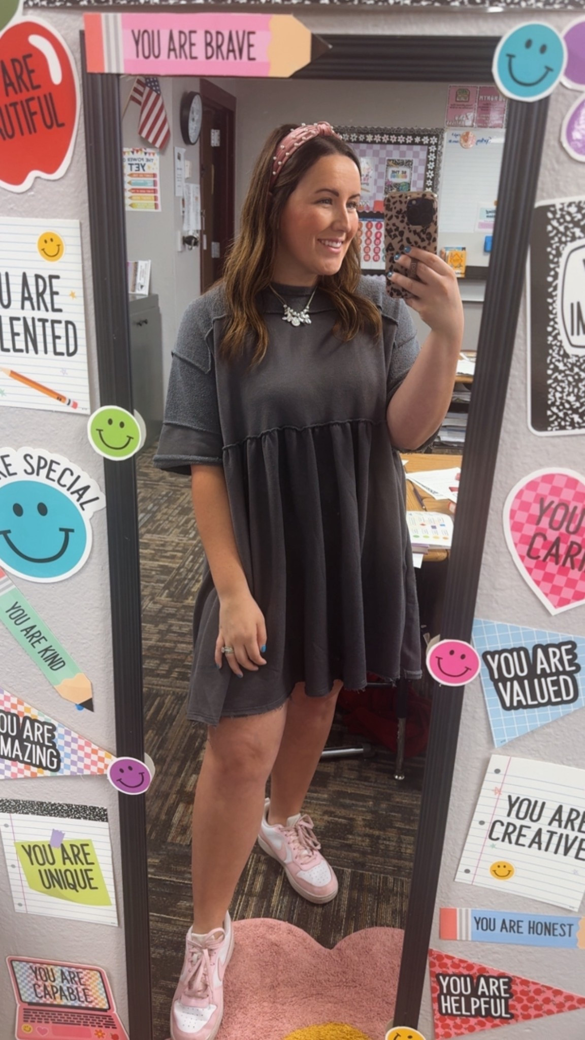 Favorite comfy dress!! 🌸🩷🌺