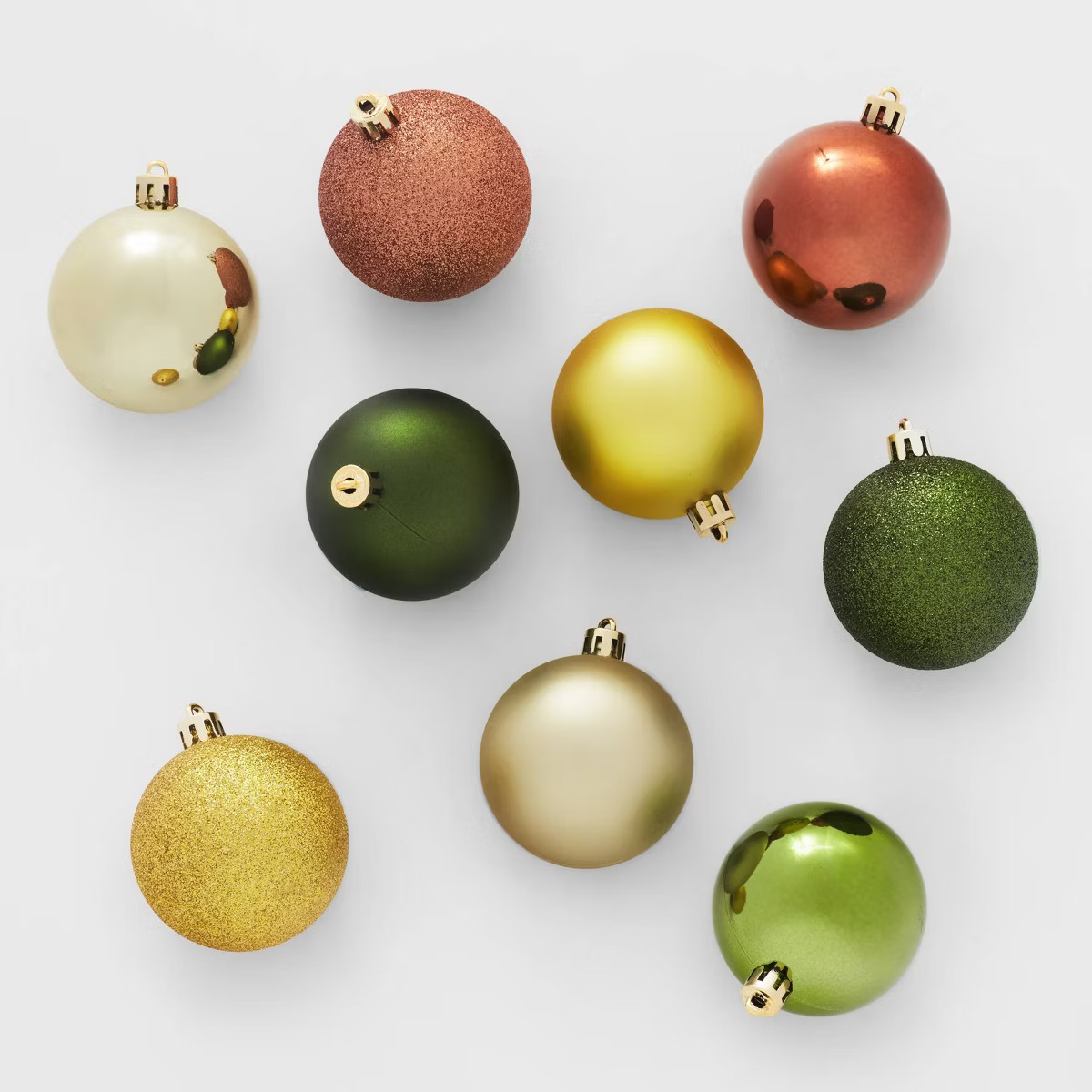 50ct Shatter-Resistant Round Christmas Tree Ornament Set - Wondershop™ | Target