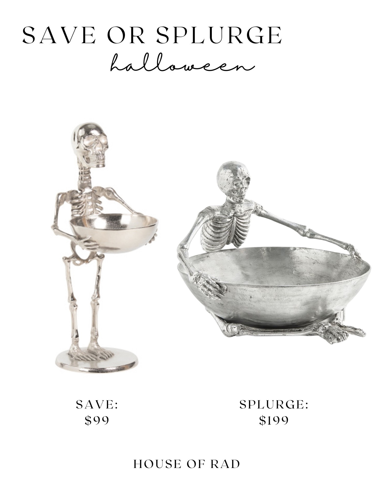 Save vs Splurge
Halloween Home Decor
Skeleton Bowl
Silver Halloween Decor

#LTKHome #LTKSeasonal #LTKSaleAlert