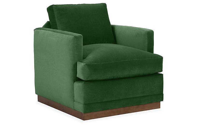Shaw Swivel Club Chair | One Kings Lane