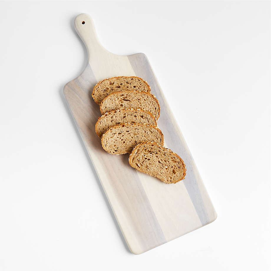 Tondo Long Paddle Serving Board Cheeseboard Platter + Reviews | Crate & Barrel | Crate & Barrel
