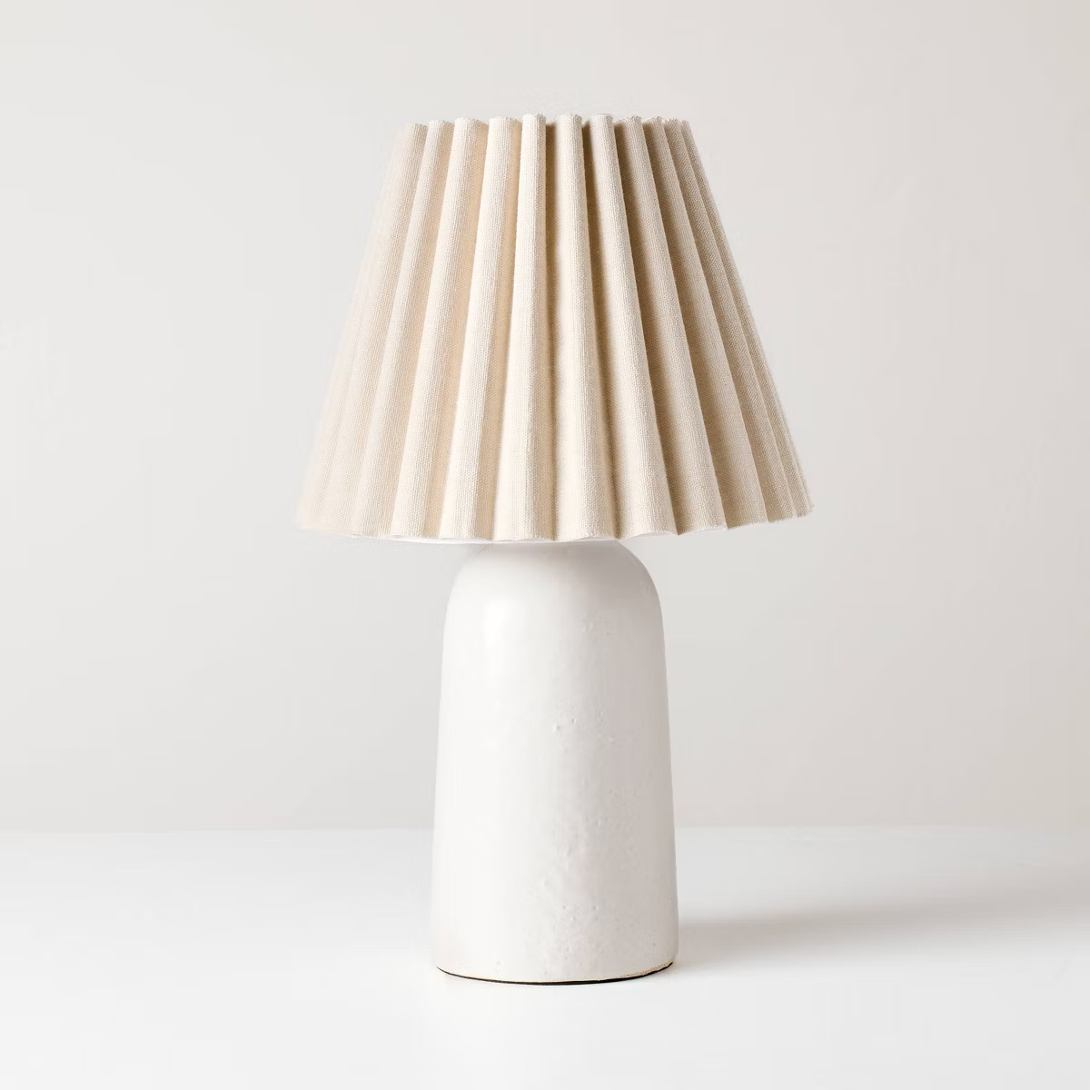 Ceramic Accent Table Lamp with Scallop Shade - Hearth & Hand™ with Magnolia | Target