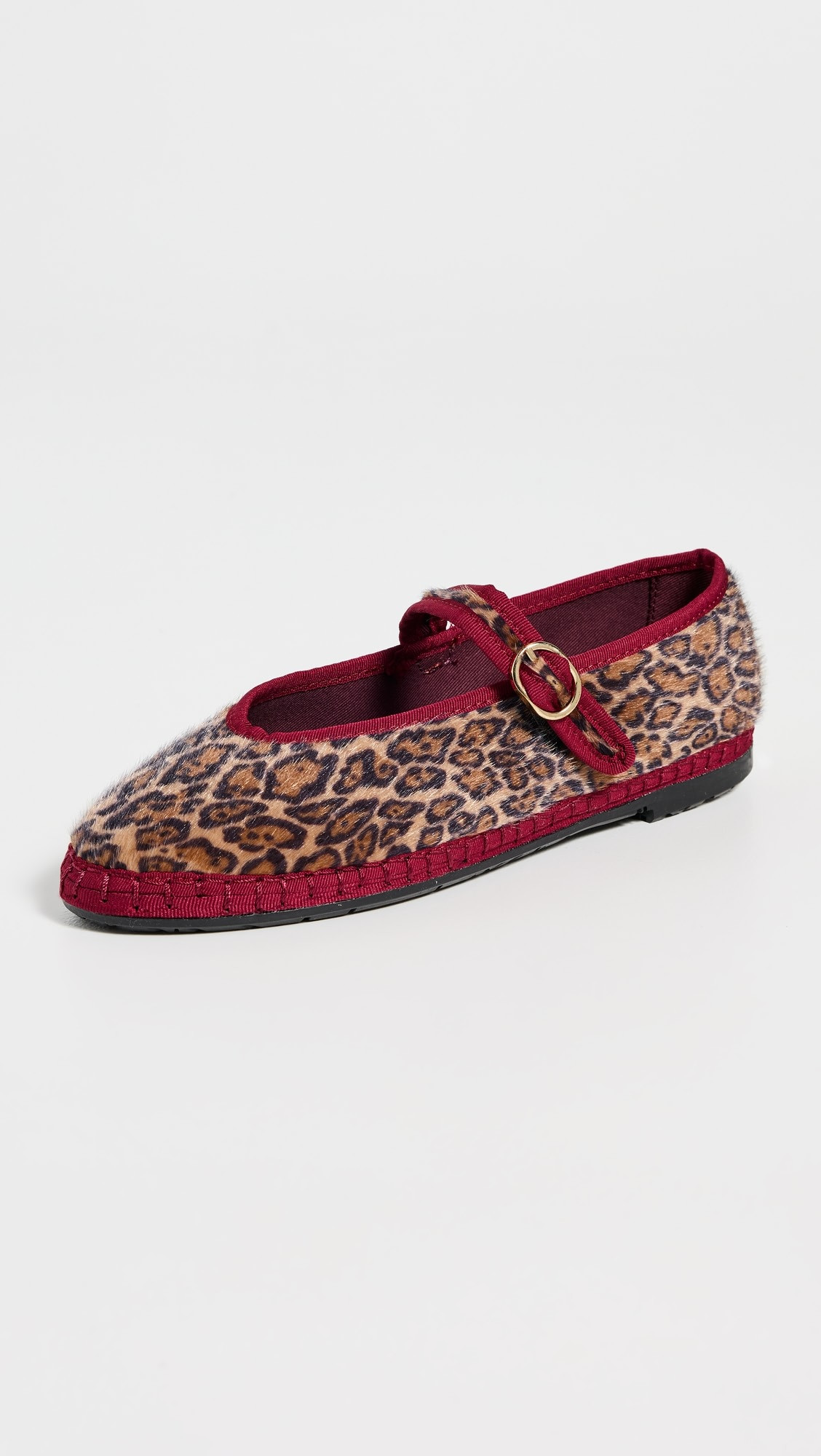 Pierre Leopard Mary Jane Flats | Shopbop