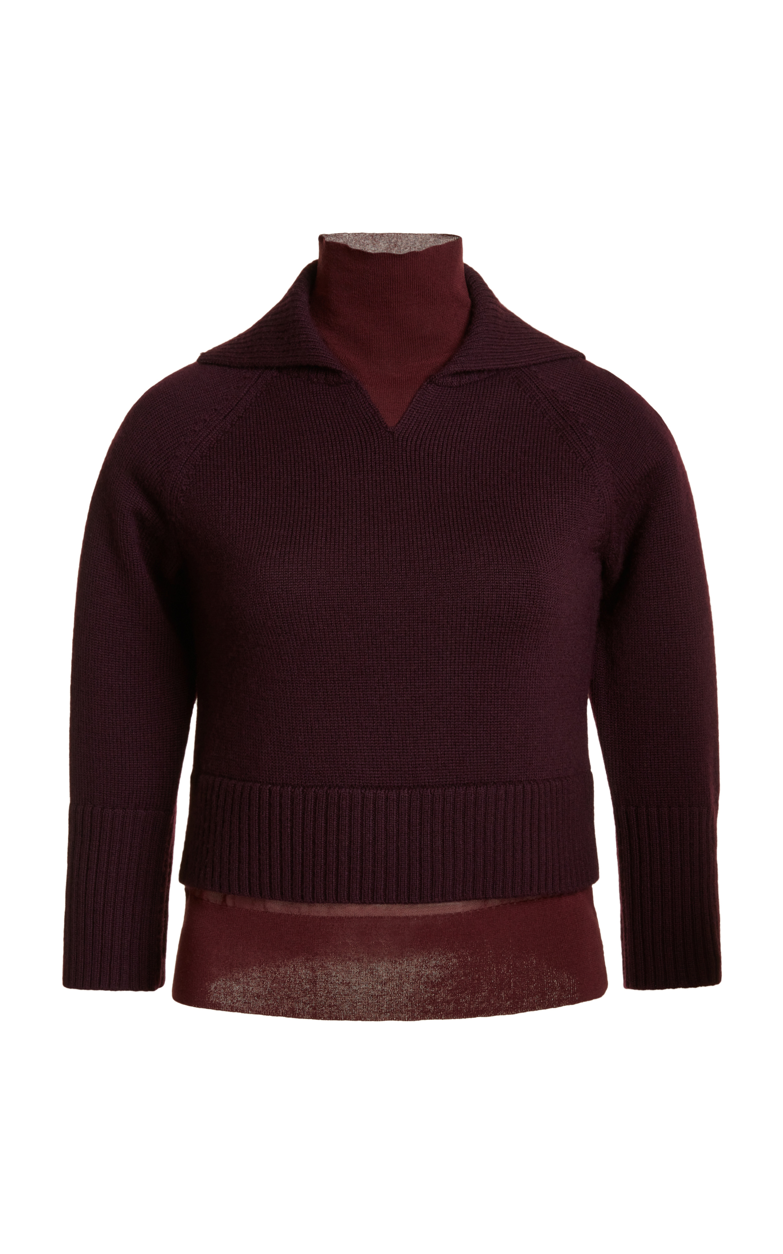 Double-Layered Wool-Cotton Top | Moda Operandi (Global)