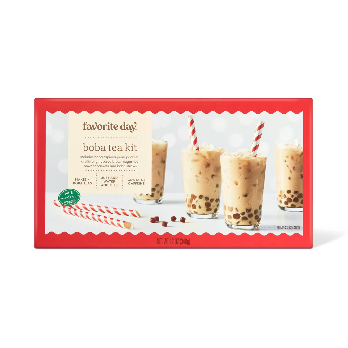 Christmas Boba Tea Kit - 12oz - Favorite Day™ | Target