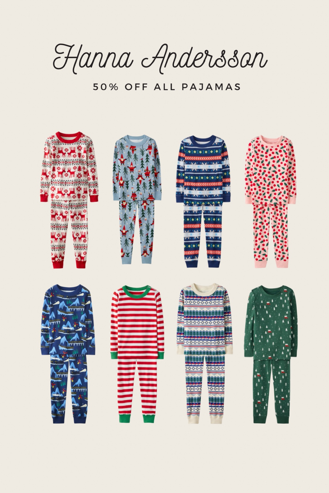 Hanna Andersson holiday pajamas are 50% off for a special early Cyber Week sale! Everything else is 40% off - perfect time to stock up on some cute winter clothes for kids!

We love these pjs! Great quality and would be an awesome holiday gift. Come in sizes for babies, children and adults 

Kids pjs, Christmas pajamas, holiday pjs, winter pjs

#LTKkids 

#LTKHoliday #LTKCyberWeek