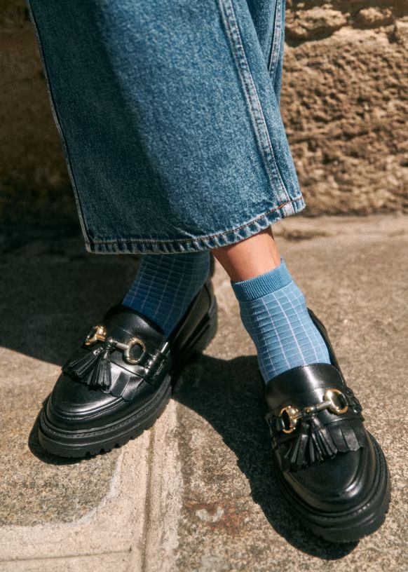 Amy Loafers - Glossy Black - Sézane | Sezane Paris