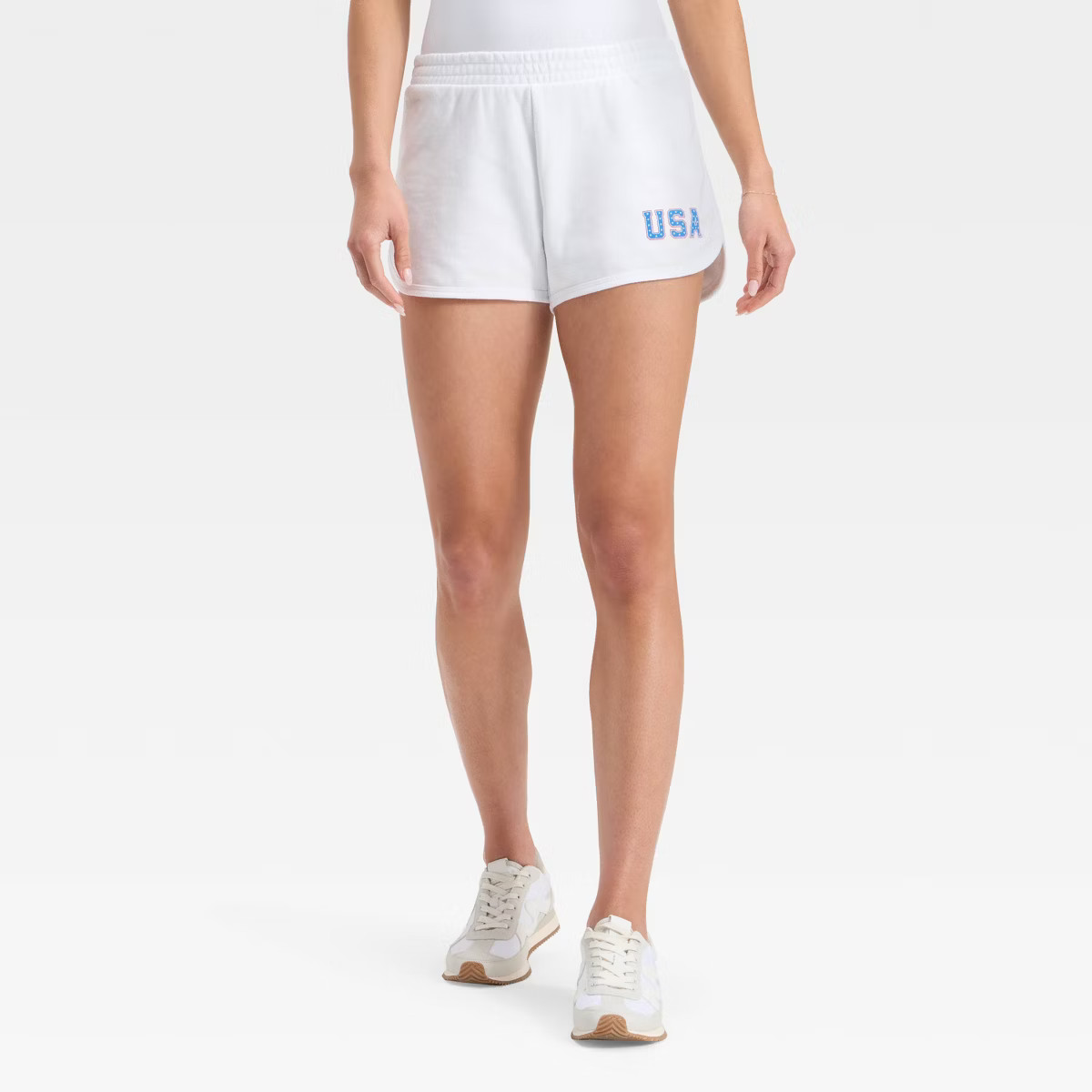 Women's Mid-Rise Graphic Fleece Shorts - Universal Thread™ | Target
