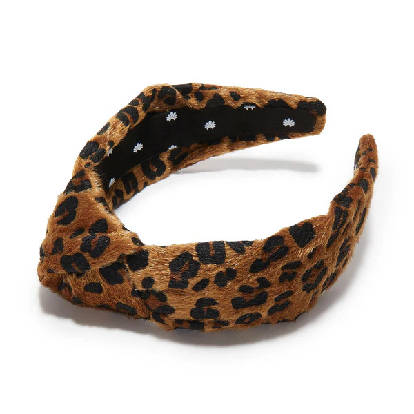 LEOPARD KNOTTED FAUX PONYHAIR HEADBAND | LELE SADOUGHI