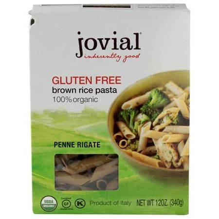 (2 pack) Jovial Gluten Free Organic Brown Rice Penne Rigate, 12 Oz | Walmart (US)