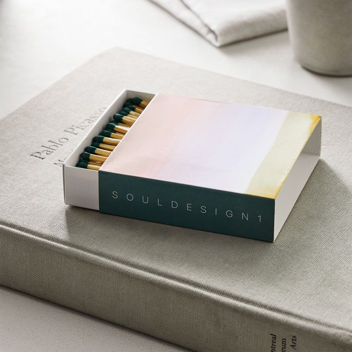 SoulDesign1 Oversized Coffee Table Matchbook | West Elm (US)