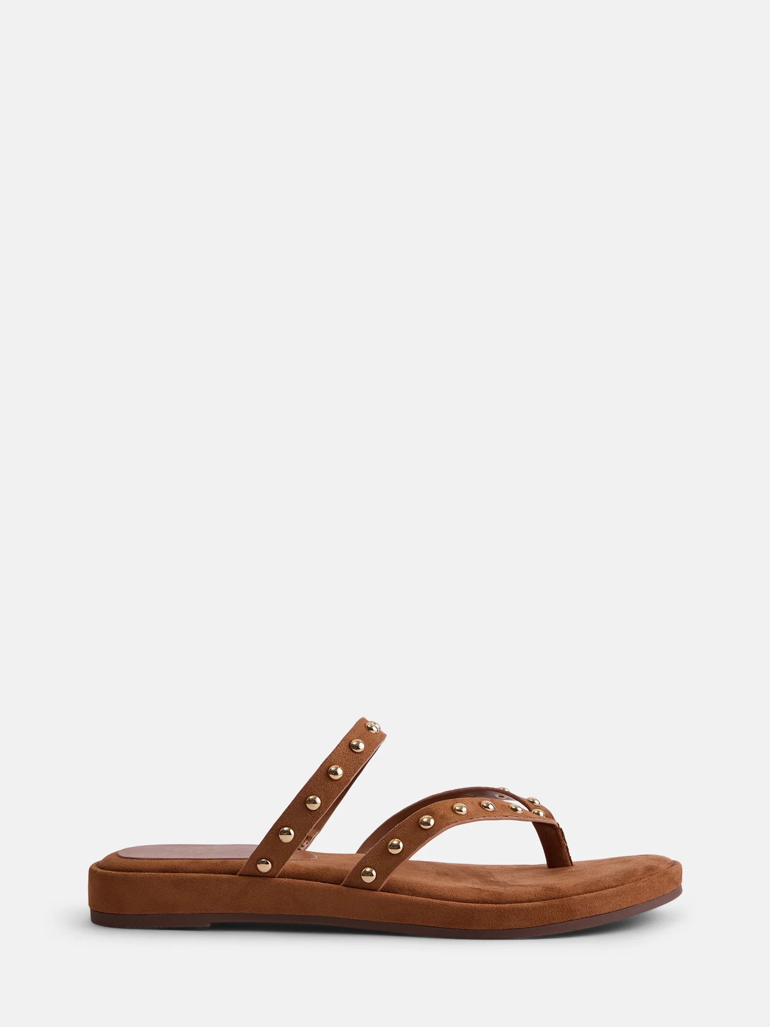 Time and Tru Women's Studded Flip Flop Sandals | Walmart (US)