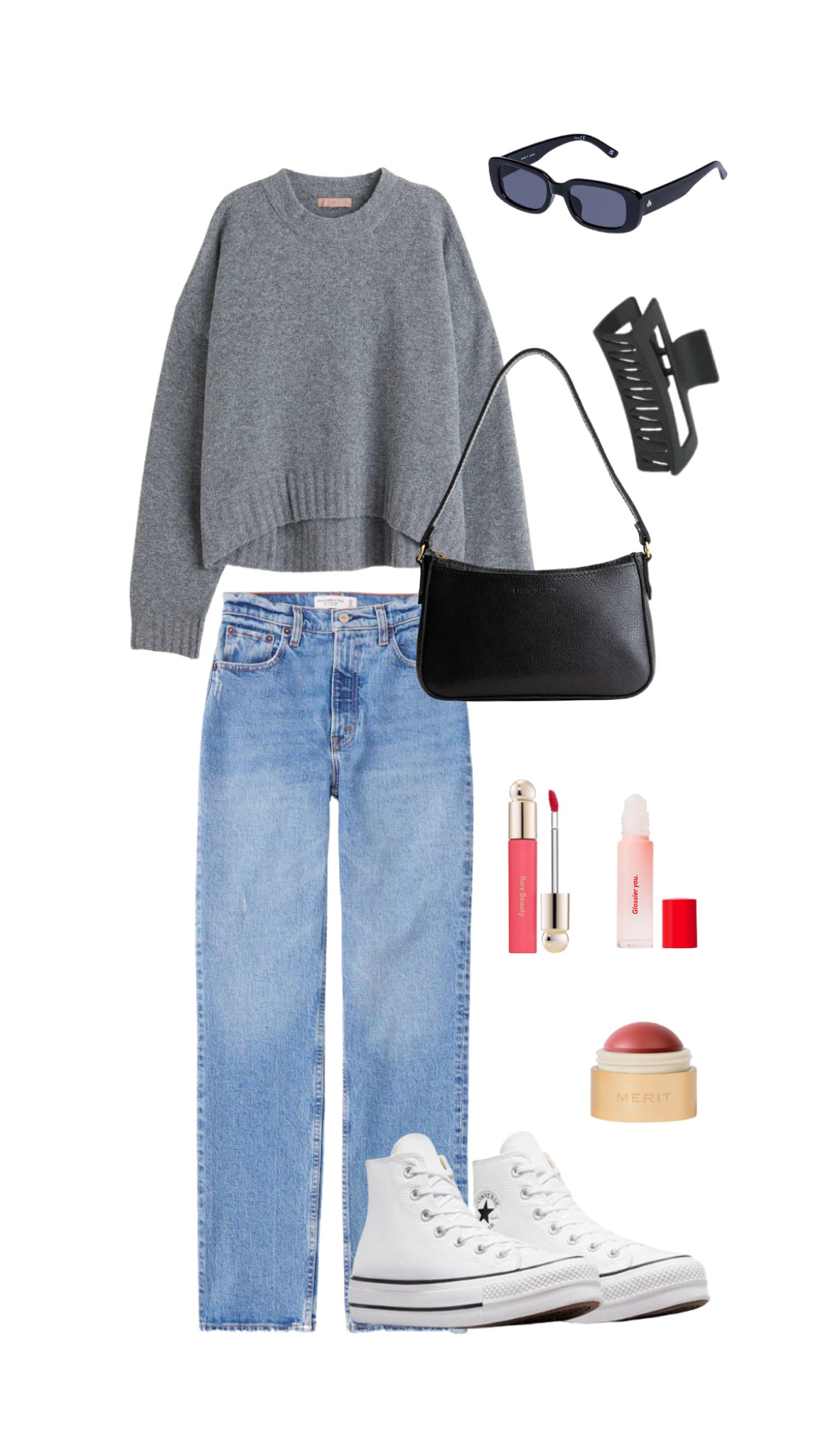 Fall outfit, grey sweater outfit, Rory Gilmore fashion, Gilmore girls aesthetic, fall accessories, casual going out look, clean girl aesthetic, school outfit, college class look, Scandinavian style, Parisian style, European fall look, affordable fall fashion, capsule wardrobe

#LTKstyletip #LTKfindsunder100 #LTKSeasonal