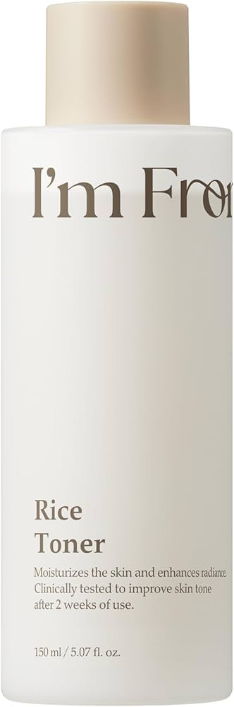 I'm From Rice Toner, Korea Glow Milky Rice Toner, Glass&Dewy, Hydration, Calming, All Skin Types,... | Amazon (US)