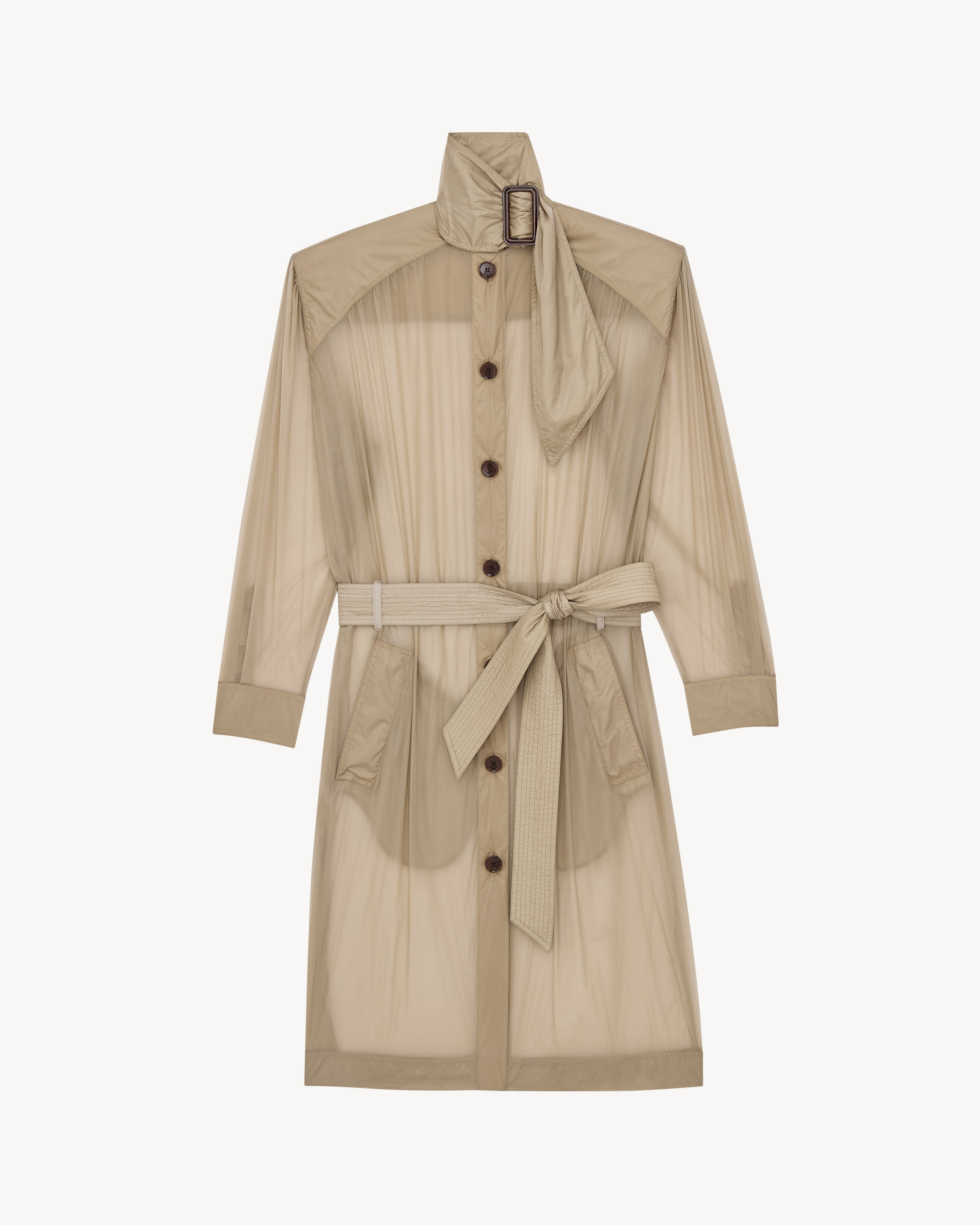 lavallière dress in nylon | Saint Laurent Inc. (Global)