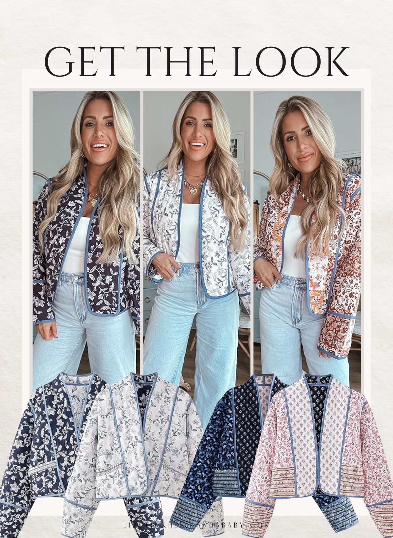 Quilted jacket, spring jacket, amazon fashion, spring outfit  

 #LTKFindsUnder50 #LTKFindsUnder100