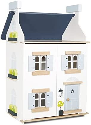 Le Toy Van - Wooden Doll House - Sky Doll House - Kids Dream House - 2 Storey Dolls House with At... | Amazon (US)