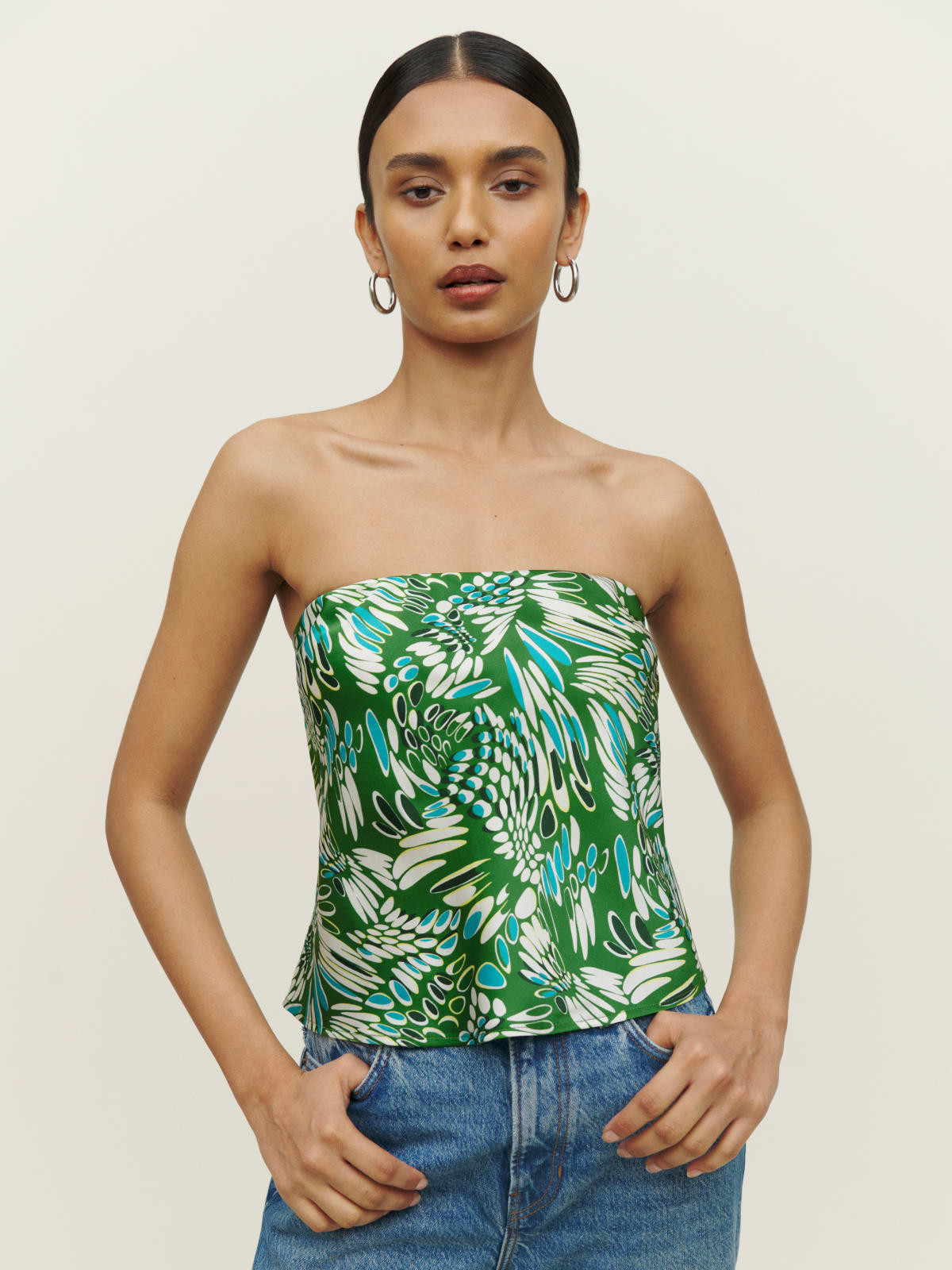 Spritz Silk Top | Reformation (Global)